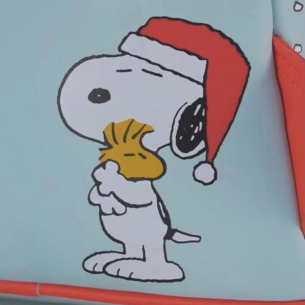 Loungefly Peanuts Gift Giving‎ Snoopy and Woodstock Mini Backpack